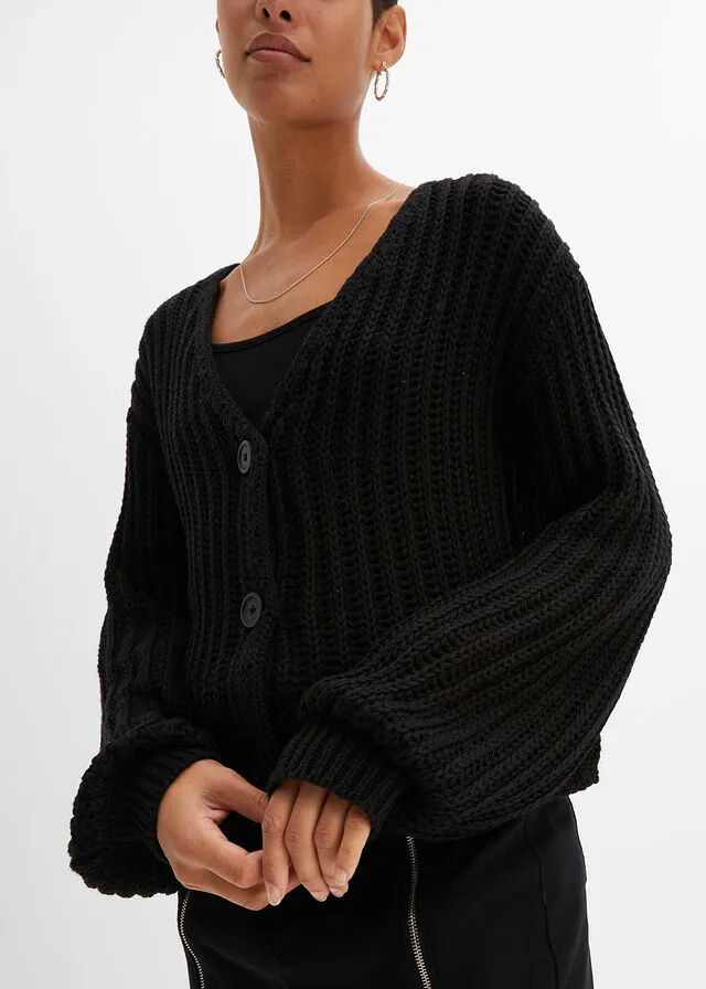 Chaqueta de punto Negro