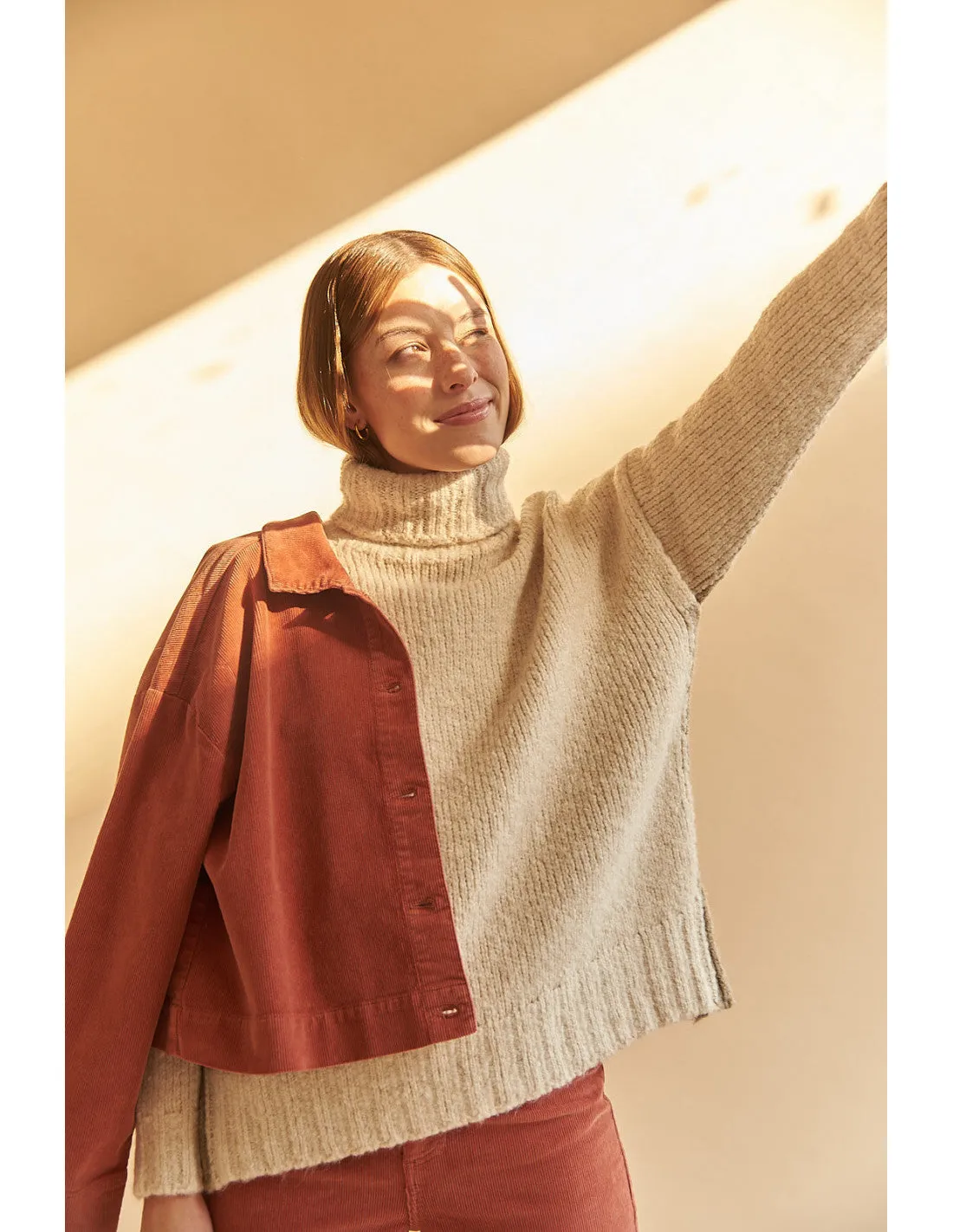 CHAQUETA GRANADO OLD ROSE