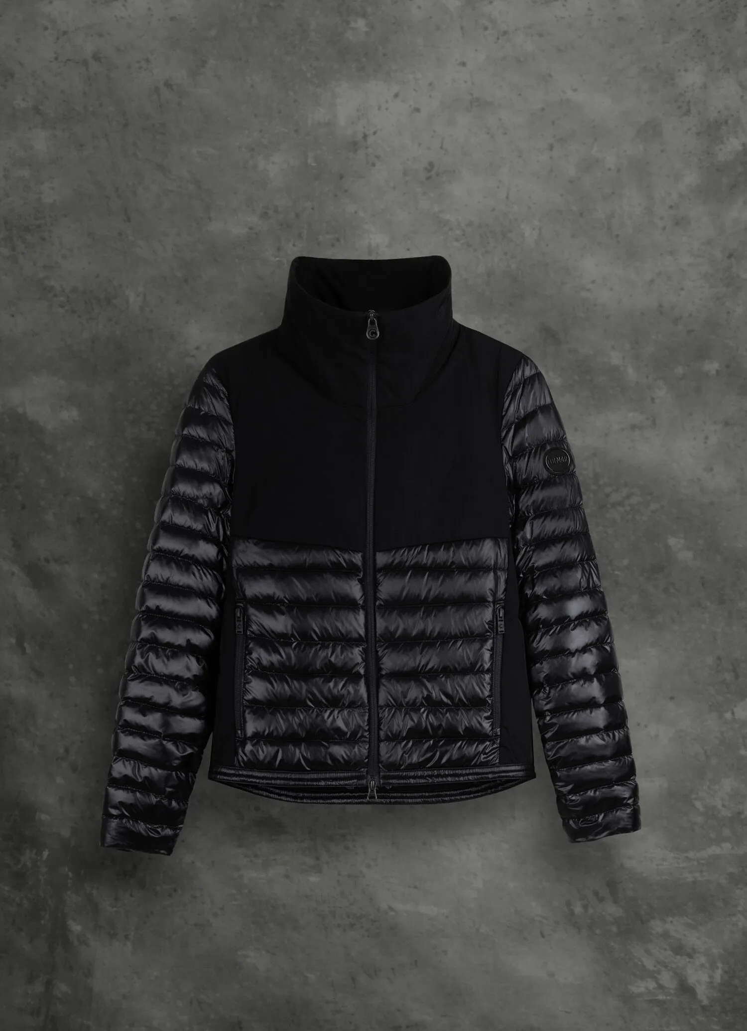 Chaqueta lisa en tejido reciclado