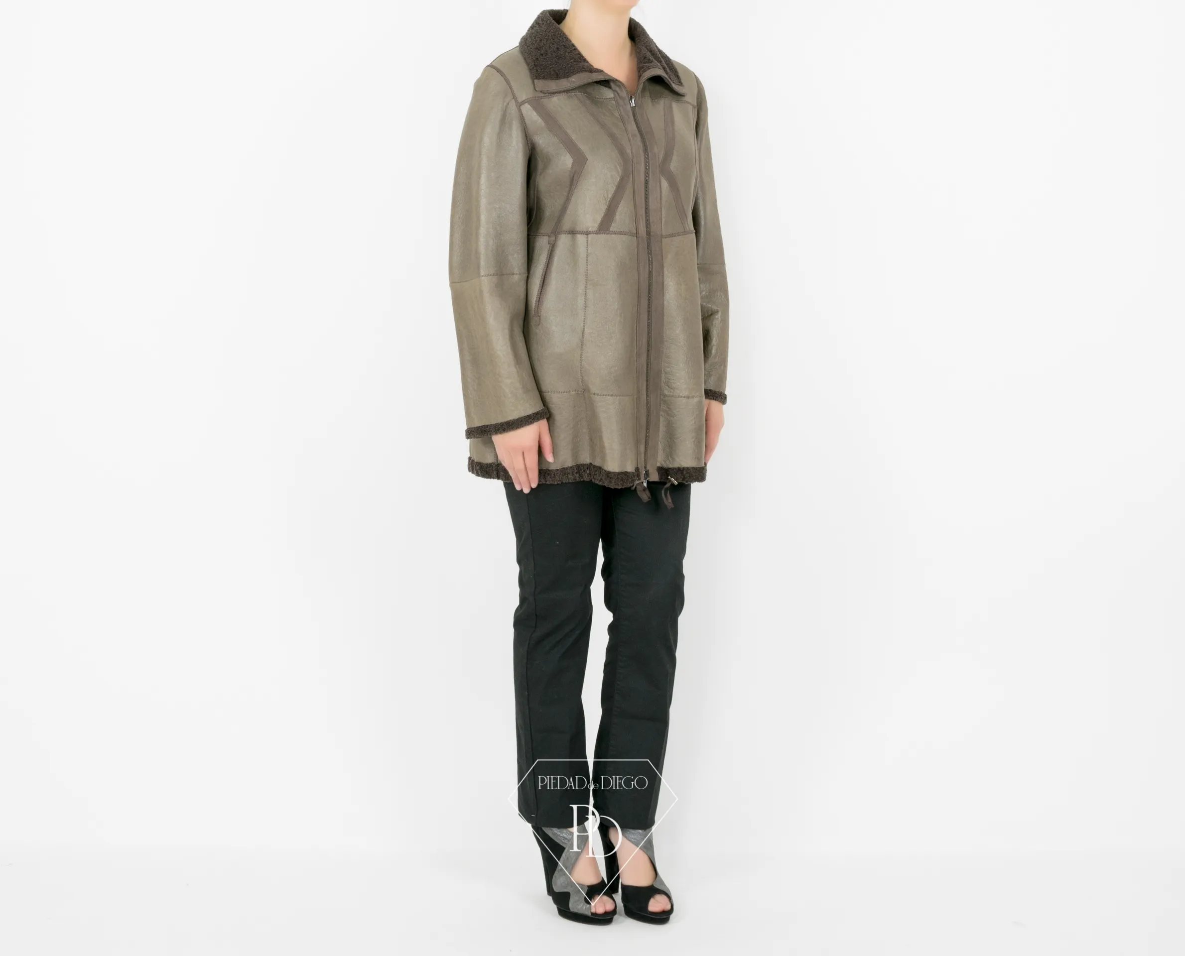 Chaqueta Piel Vuelta Reversible