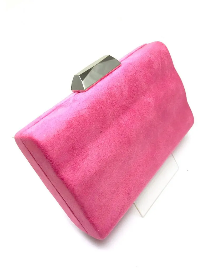 CLUTCH ROSAS DE FIESTA EN ESTE INTENSO TONO FLUOR PARA BODAS