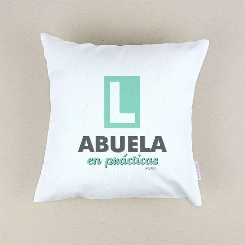 Cojín bebé Abuela en prácticas