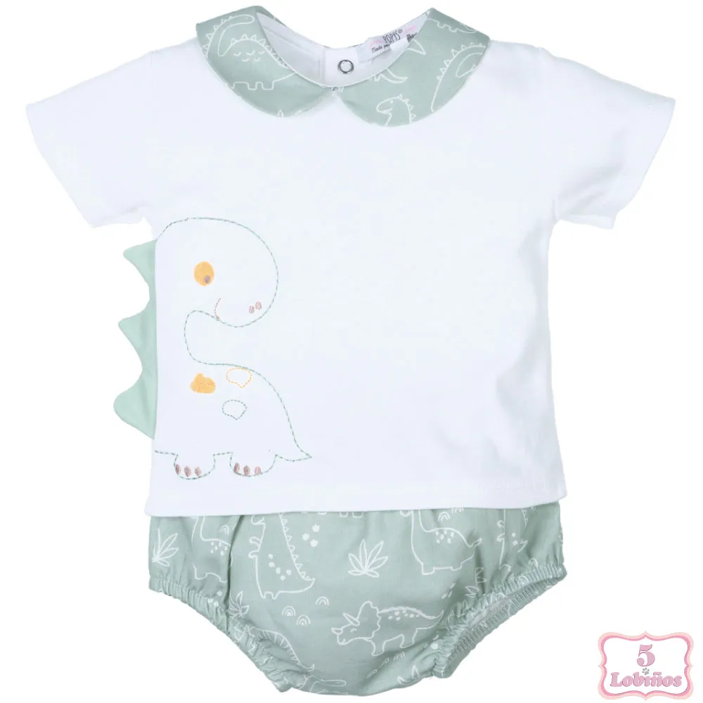 CONJUNTO BEBÉ NIÑO DINO Popys