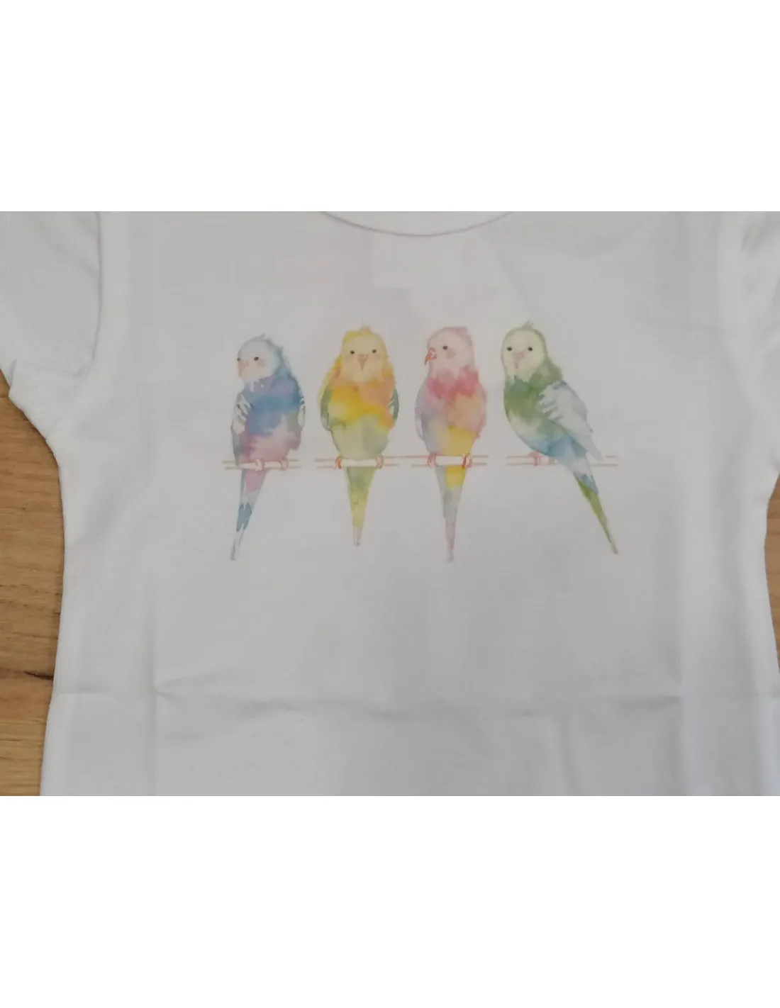 Conjunto de baño para bebé niña Pajaros posados