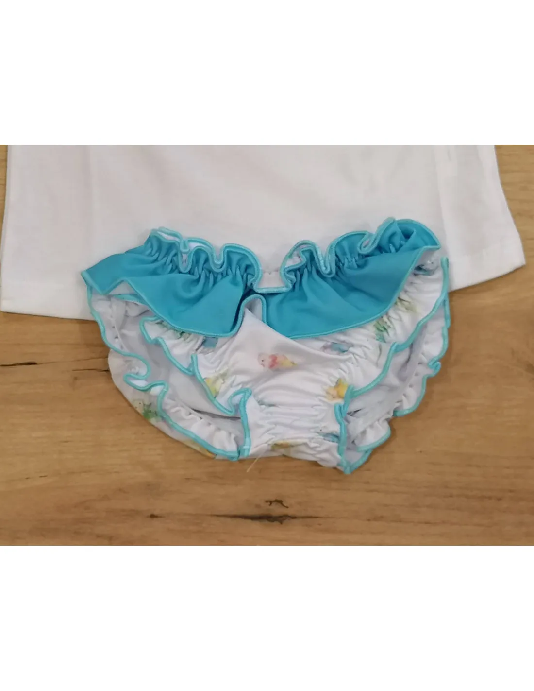 Conjunto de baño para bebé niña Pajaros posados