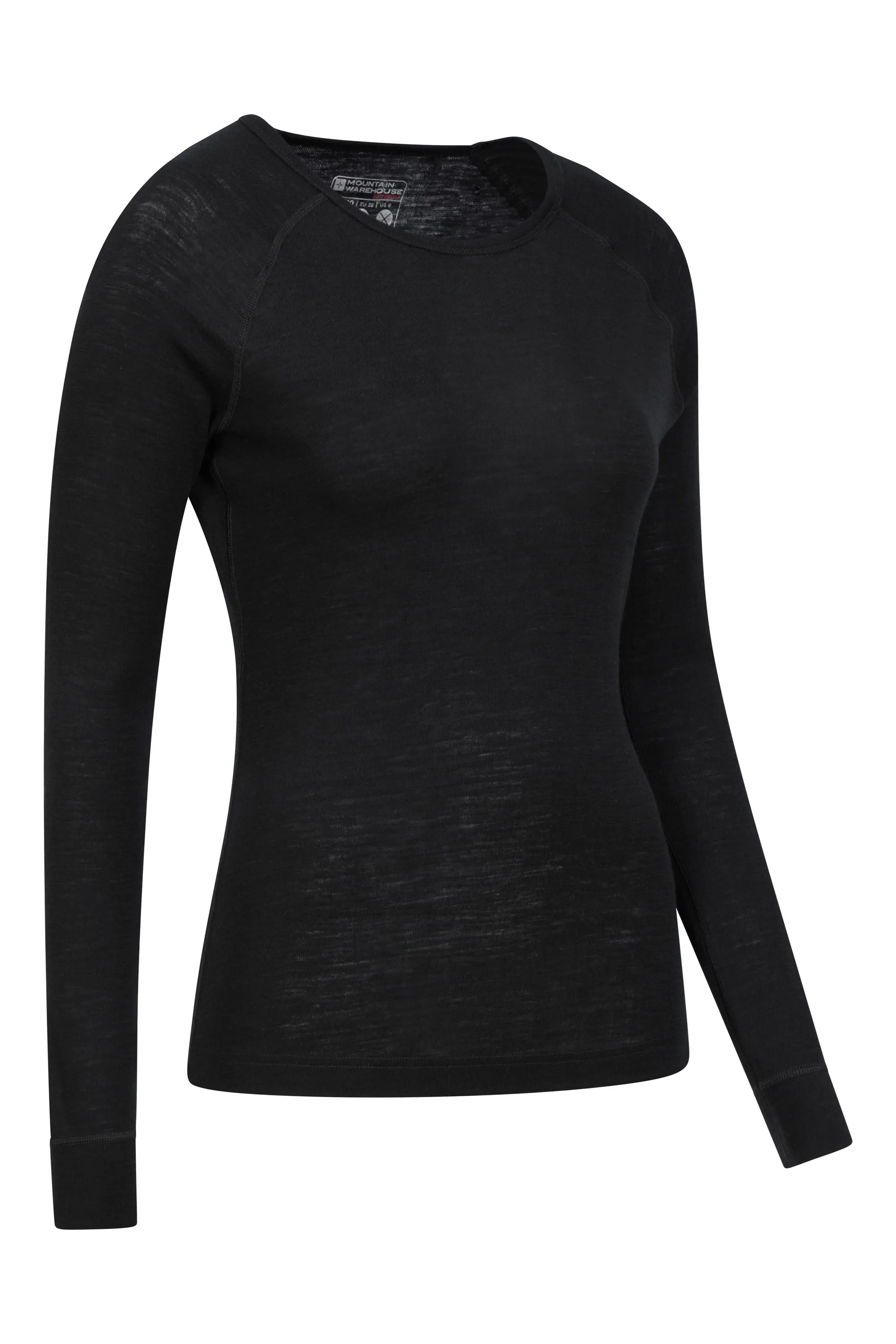 Conjunto de top y pantalón de lana merino para mujer