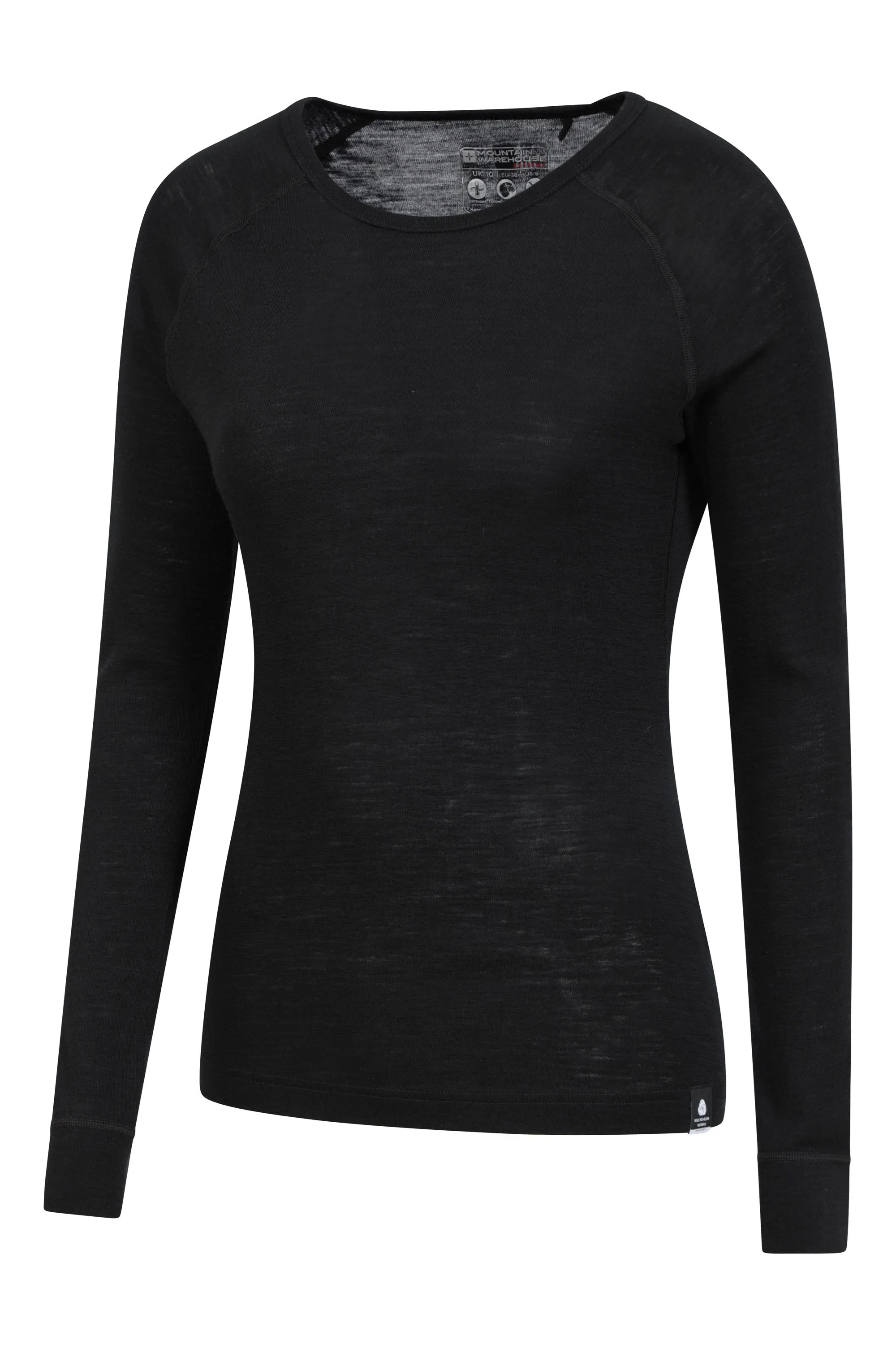 Conjunto de top y pantalón de lana merino para mujer
