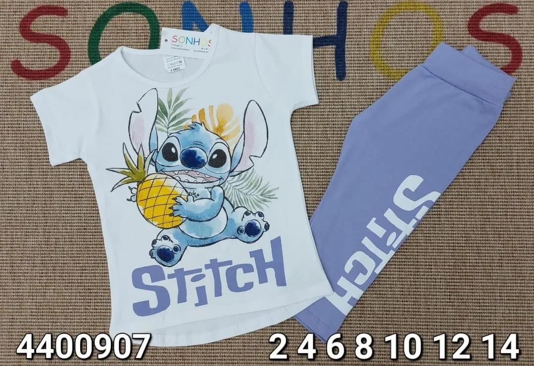 Conjunto Leggins Niña Stitch