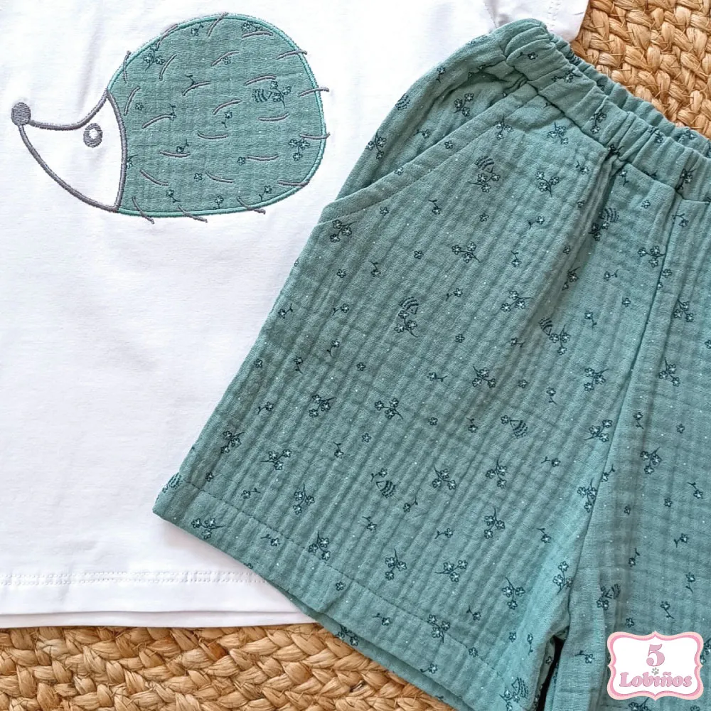 CONJUNTO NIÑO ERIZO Pequeños Piratas