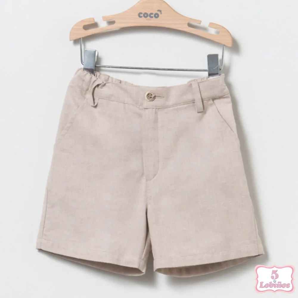 CONJUNTO NIÑO RAYAS TOSTADO Coco Acqua