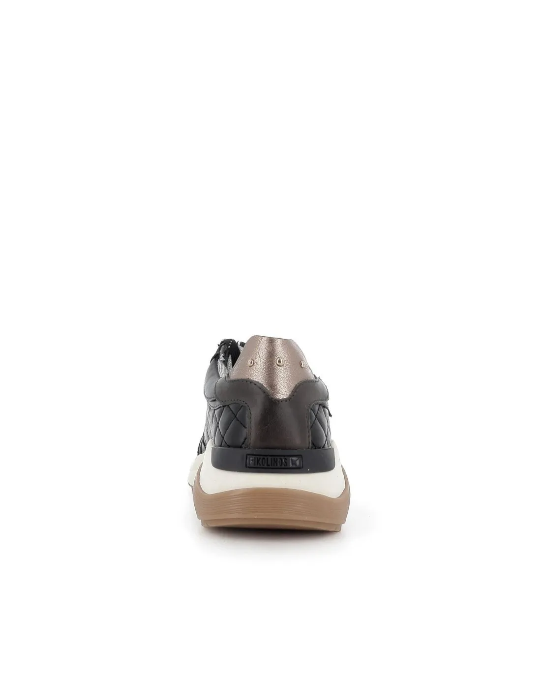 Deportiva casual piel negro plantilla acolchada mujer Pikolinos