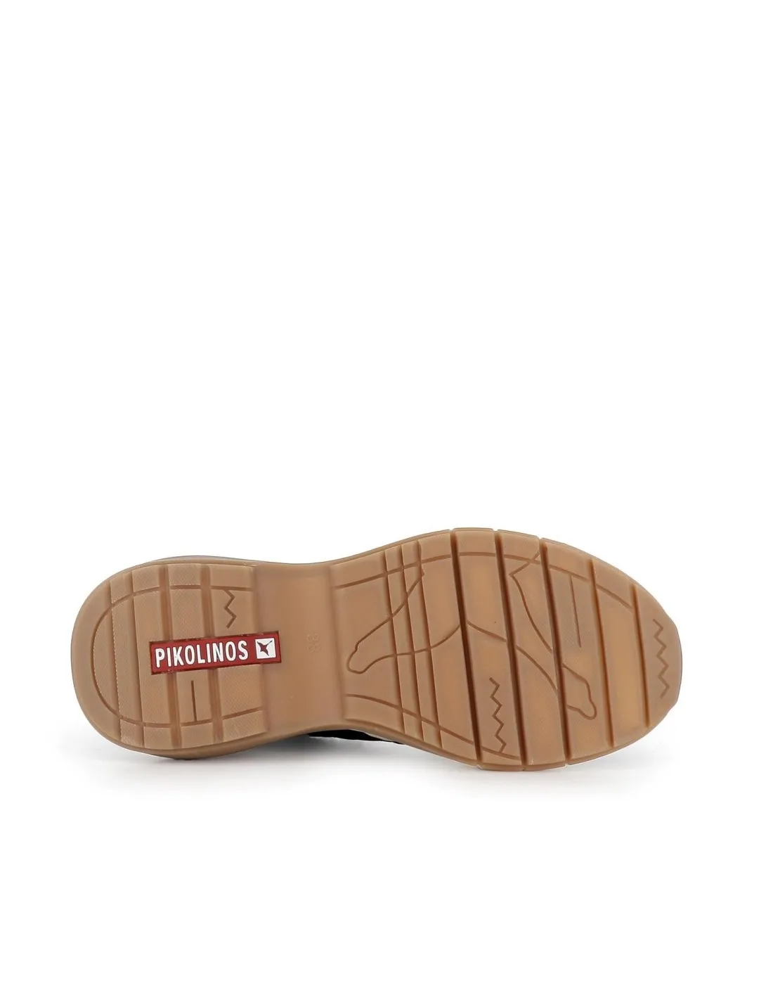 Deportiva casual piel negro plantilla acolchada mujer Pikolinos