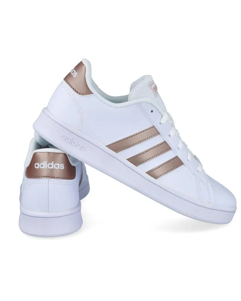 DEPORTIVAS DE MUJER Y NIñA ADIDAS DEPORTIVO CORDON NEGRO BLANCO