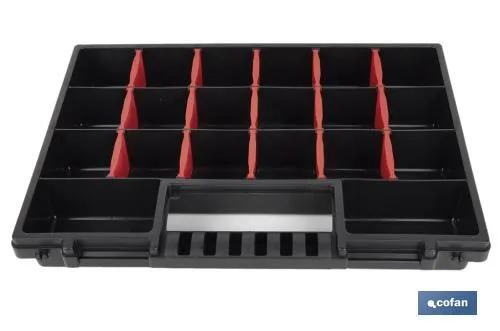 Estuche Organizador con compartimentos para productos pequeños | Tres medidas diferentes