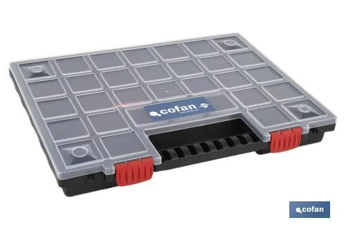 Estuche Organizador con compartimentos para productos pequeños | Tres medidas diferentes