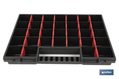 Estuche Organizador con compartimentos para productos pequeños | Tres medidas diferentes