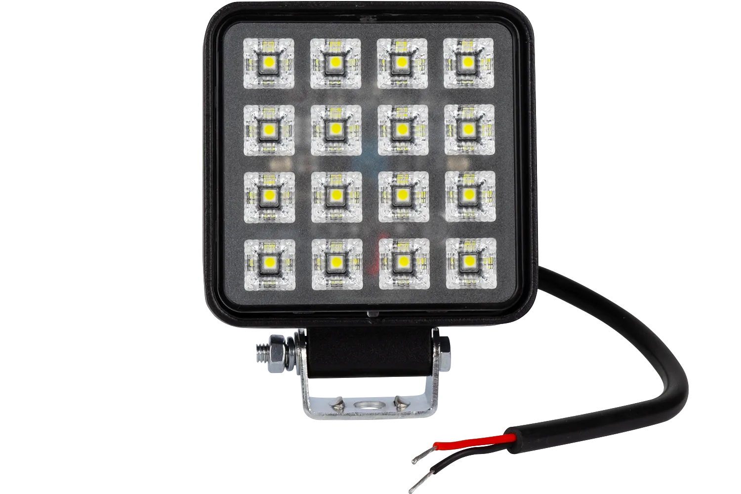 Faro de trabajo 16x LED TruckLED L0154 cuadrado con interruptor
