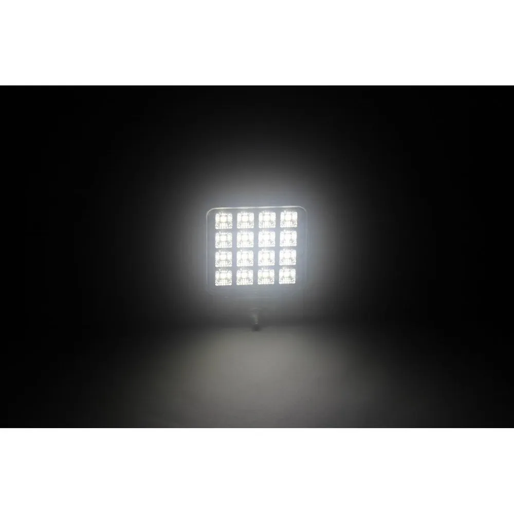 Faro de trabajo 16x LED TruckLED L0154 cuadrado con interruptor