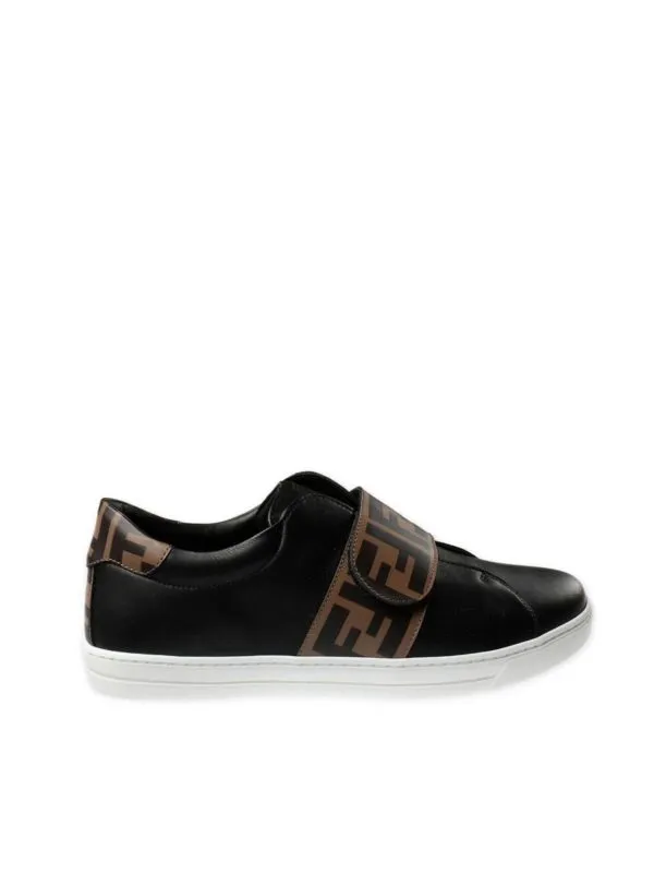FENDI JR ZAPATILLAS  NEGRO