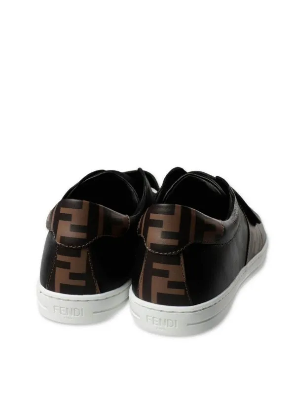 FENDI JR ZAPATILLAS  NEGRO