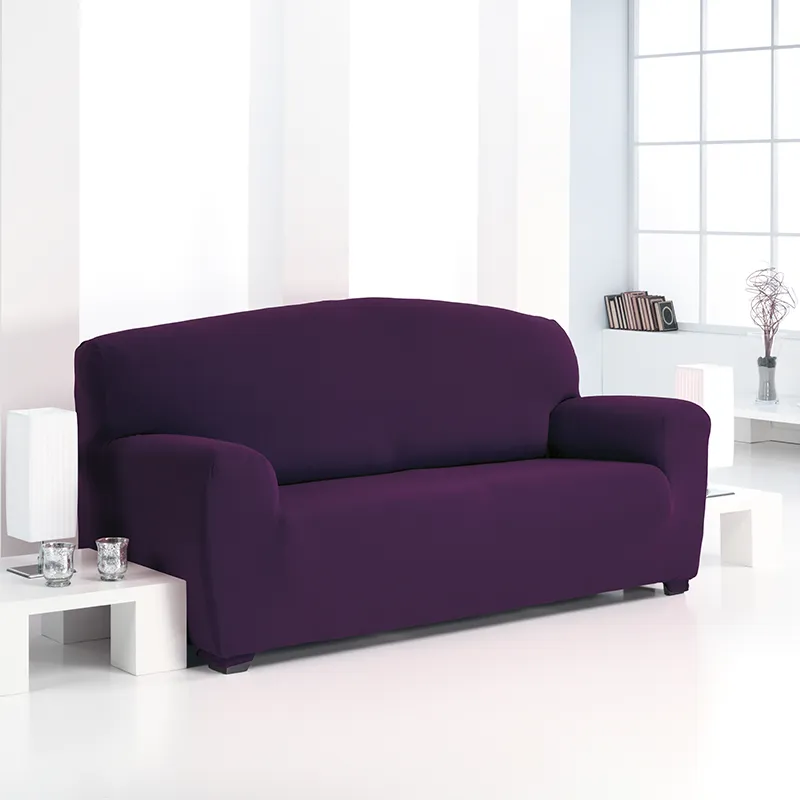 FUNDA DE SOFá MULTIELáSTICA  ELASTICIDAD DOS DIRECCIONES  COLOR LISO  MUY ADAPTABLE