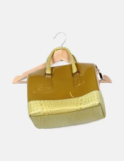 Furla Bolso verde bowling
