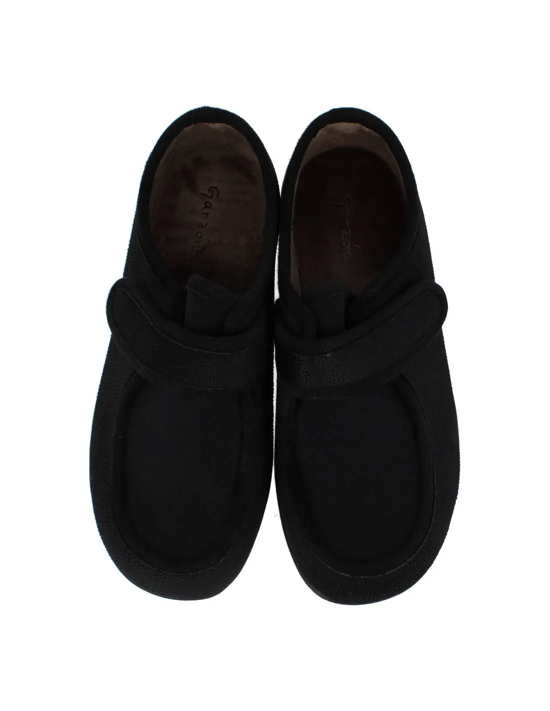 GARZóN  ZAPATILLAS CASA ANCHO ESPECIAL HOMBRE NEGRO