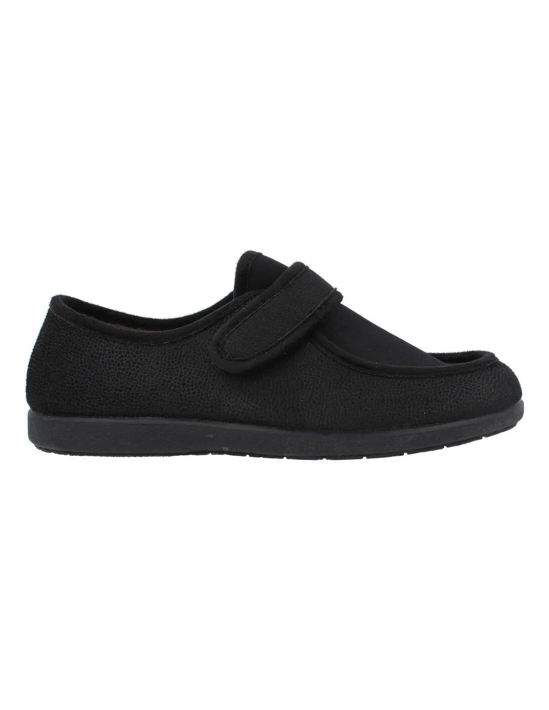 GARZóN  ZAPATILLAS CASA ANCHO ESPECIAL HOMBRE NEGRO