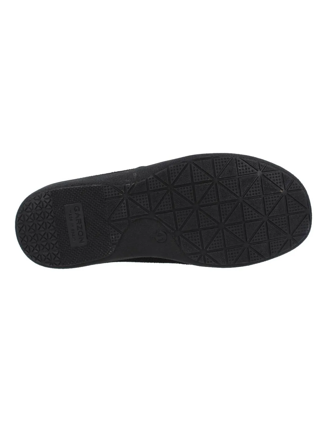 GARZóN  ZAPATILLAS CASA ANCHO ESPECIAL HOMBRE NEGRO