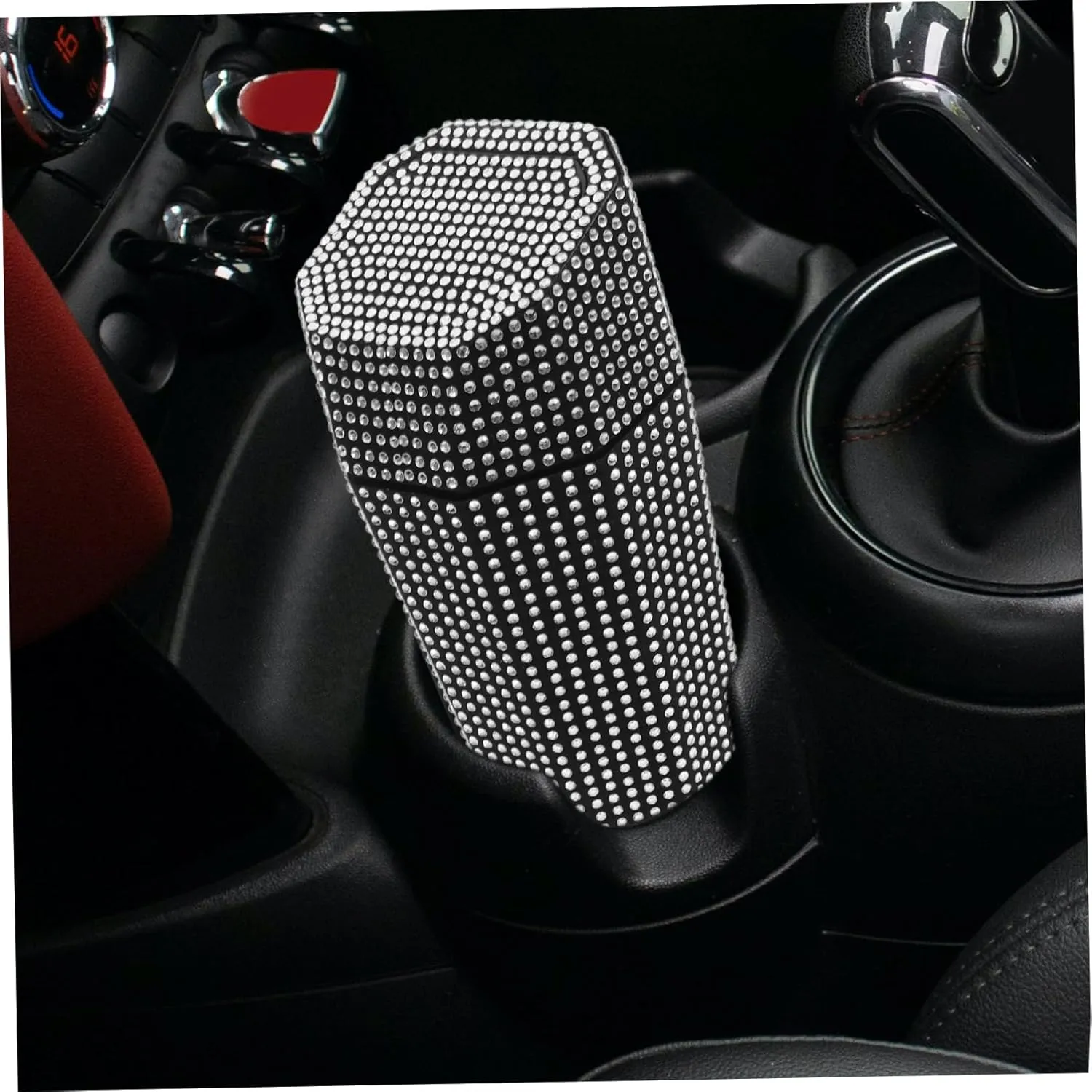 GLEAVI 5 Piezas Bote De Basura Del Coche Titulares Basura Del Baño Portavasos Para Basura De Coche Esponja De Coche Contenedor D