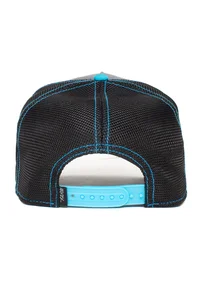 GORRA ANIMALES GOORIN BROS REJILLA Y AJUSTABLE STALLION NIGHTS BLACK CABALLO NEGRO GRIS REFLECTANTE