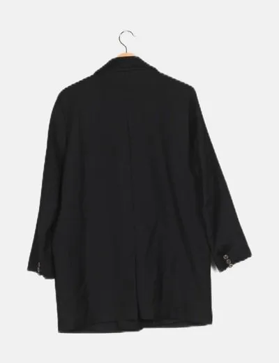 H&M Abrigo básico negro