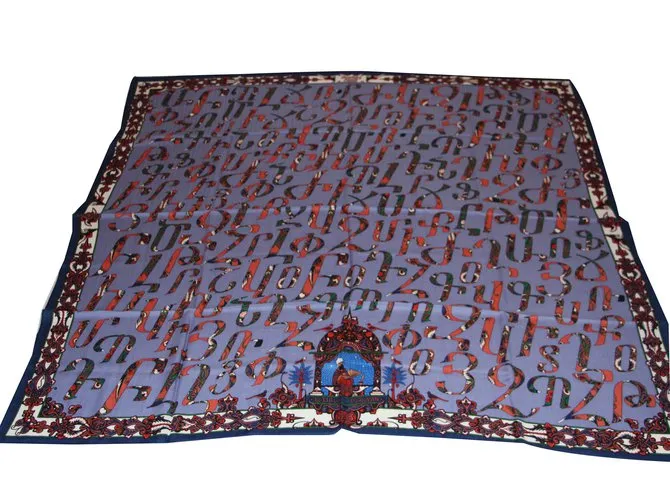Hermès Lettres d 'Erevan Azul 