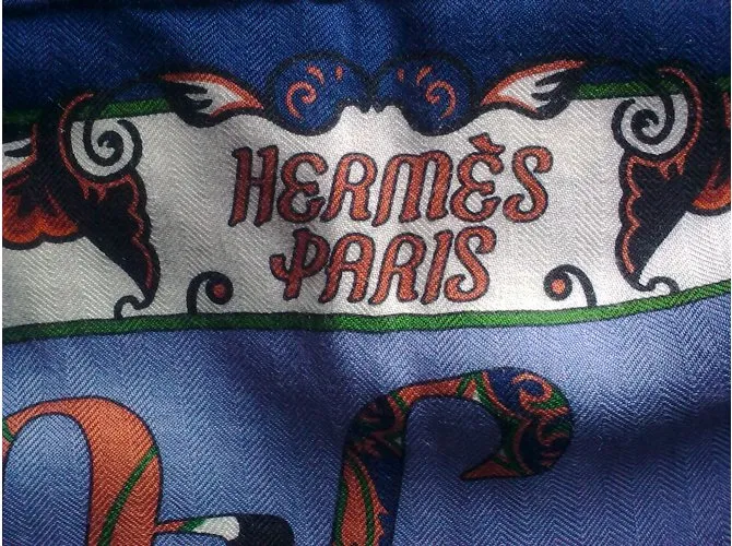 Hermès Lettres d 'Erevan Azul 