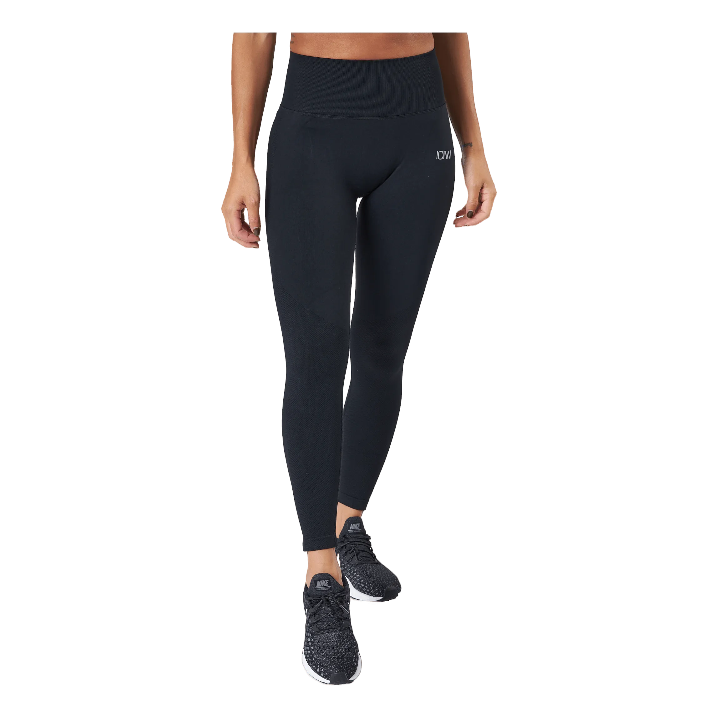 Icaniwill Define Seamless Scrunch Tights Black