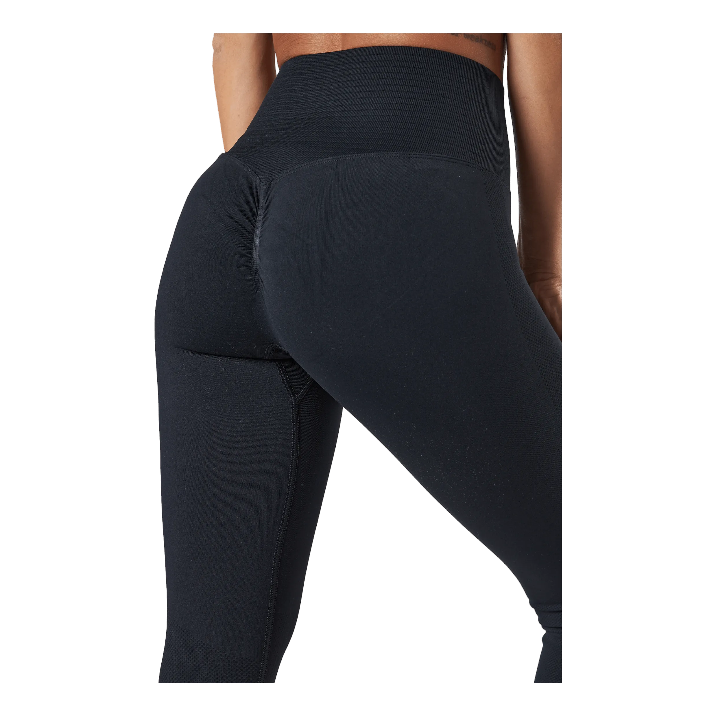 Icaniwill Define Seamless Scrunch Tights Black