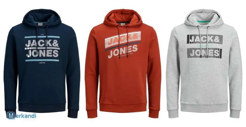 Jack & Jones Hoodies suéter con capucha hombre 3 colores