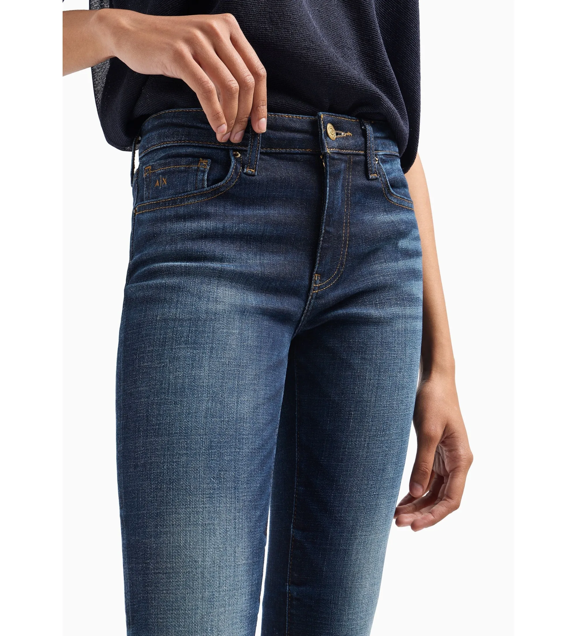 Jeans 5 tasche azul oscuro