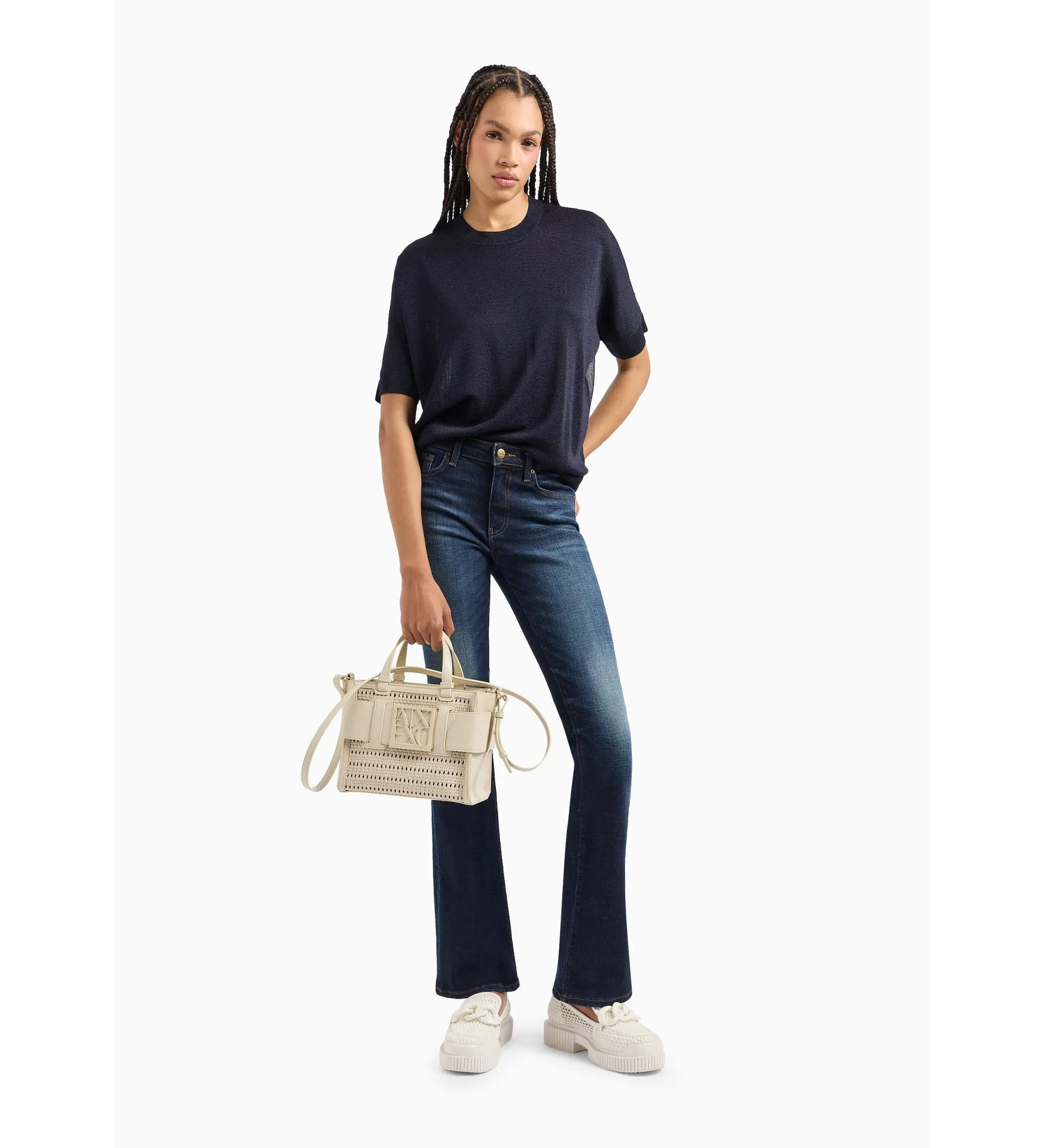 Jeans 5 tasche azul oscuro