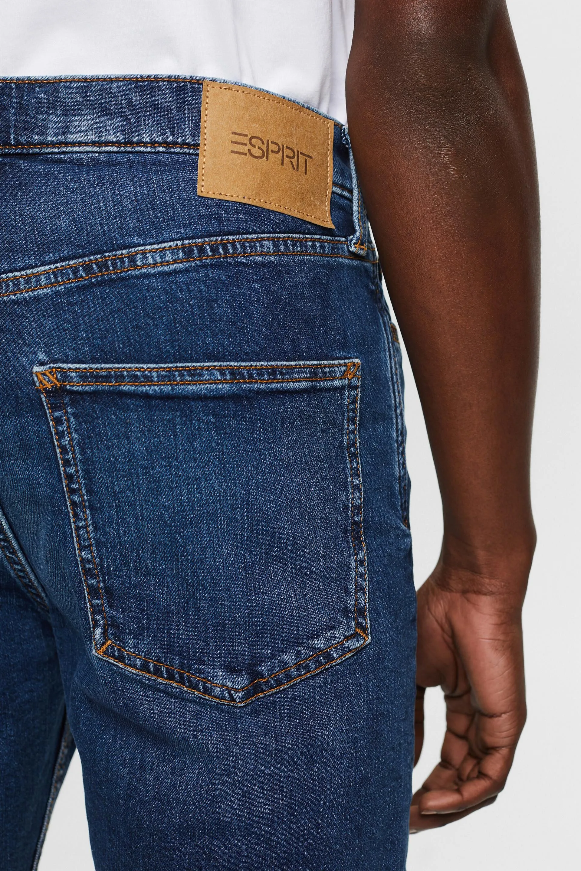 Jeans cortos mid rise straight