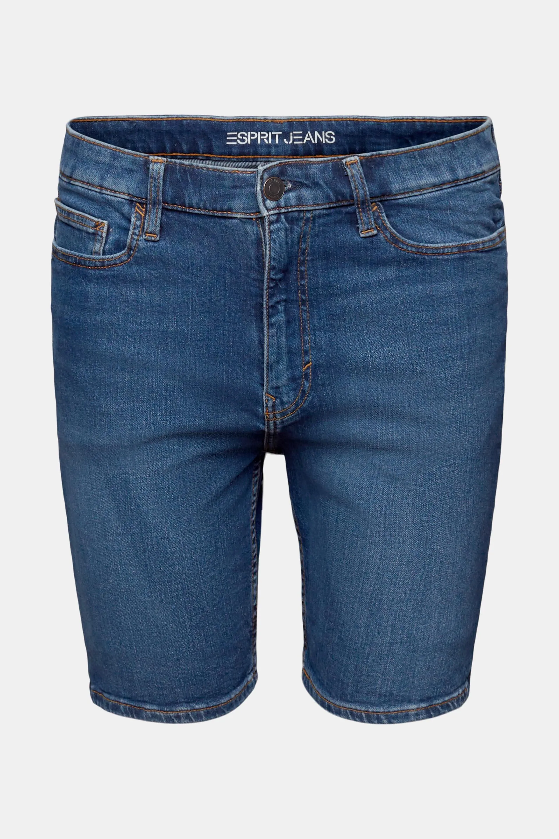 Jeans cortos mid rise straight