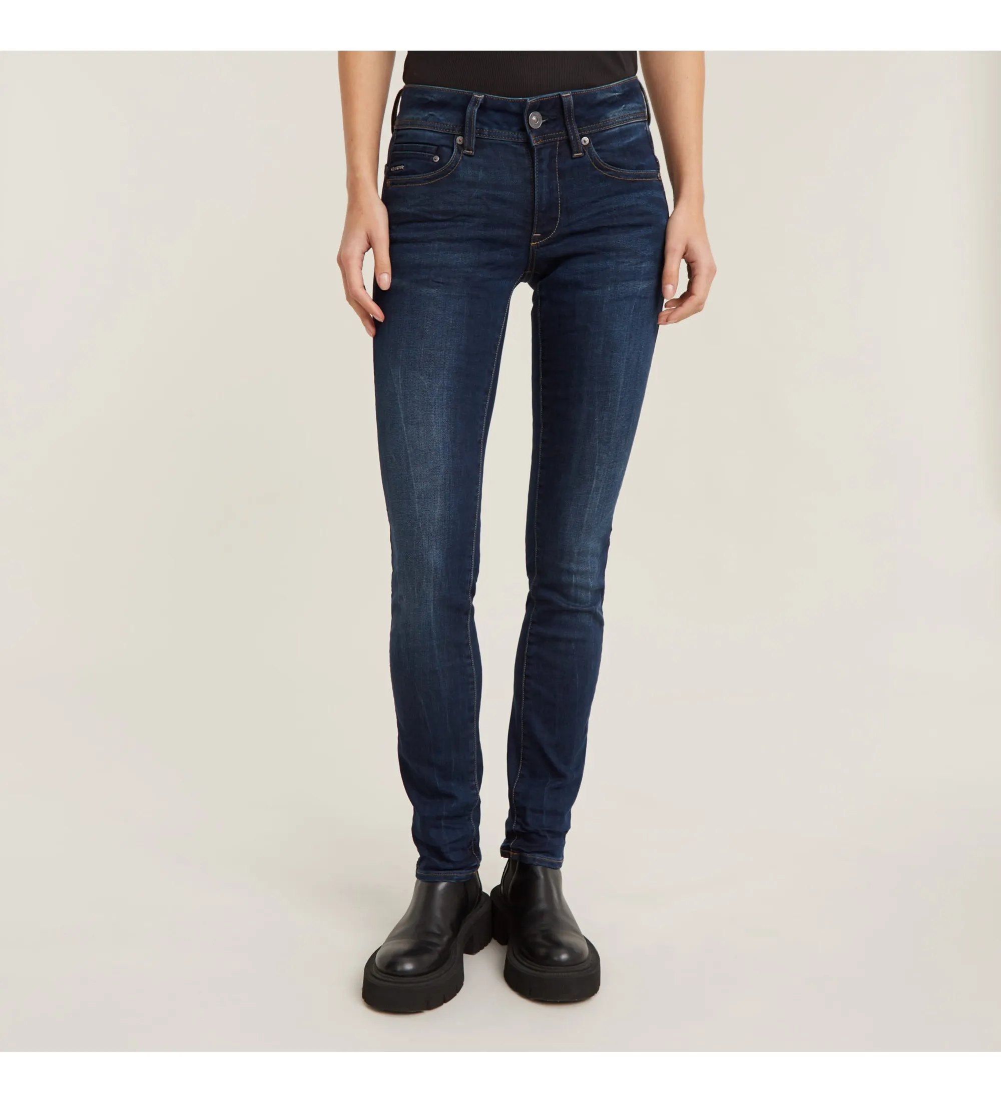 Jeans Midge Straight azul