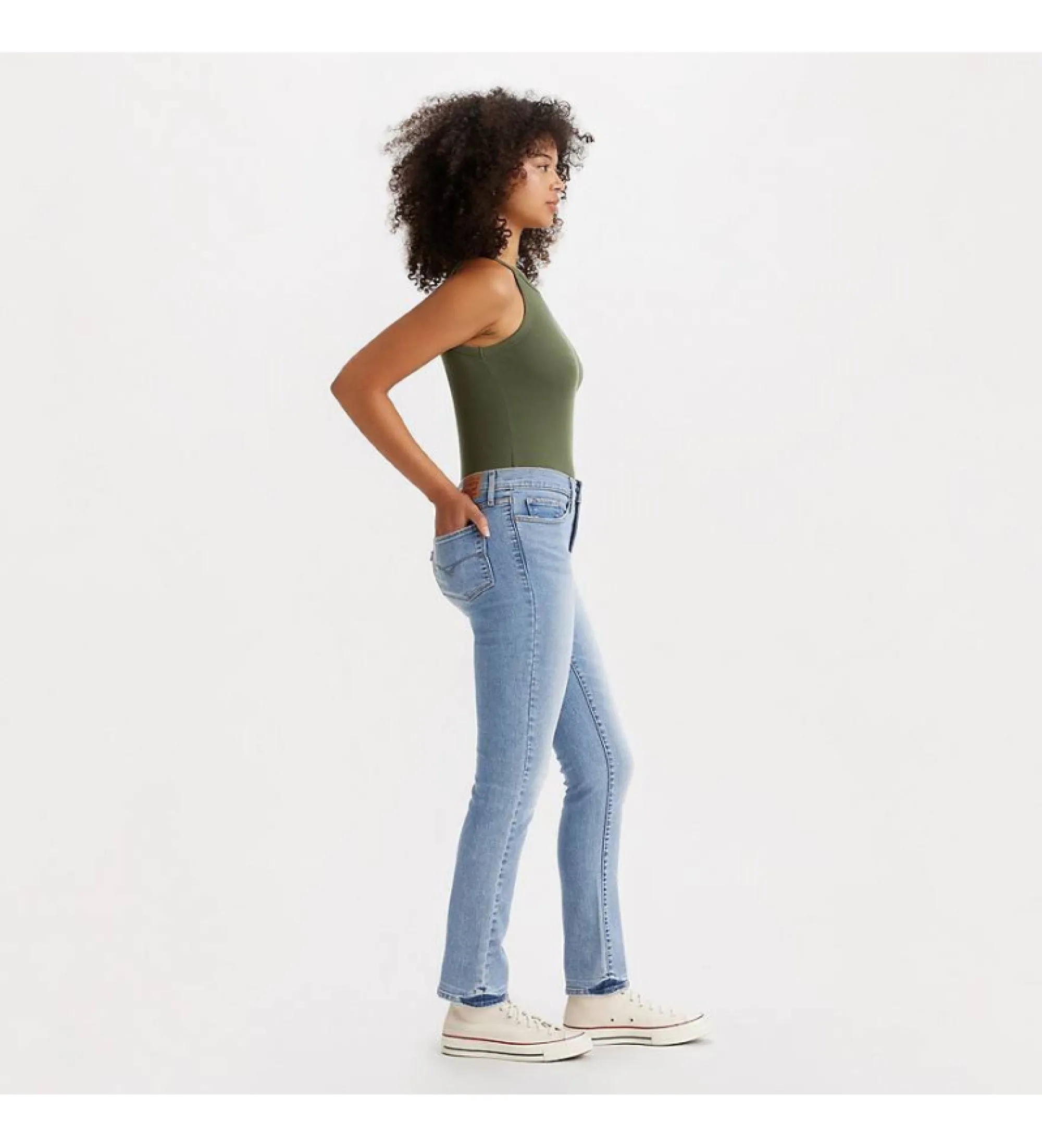 Jeans rectos moldeadores 314 azul