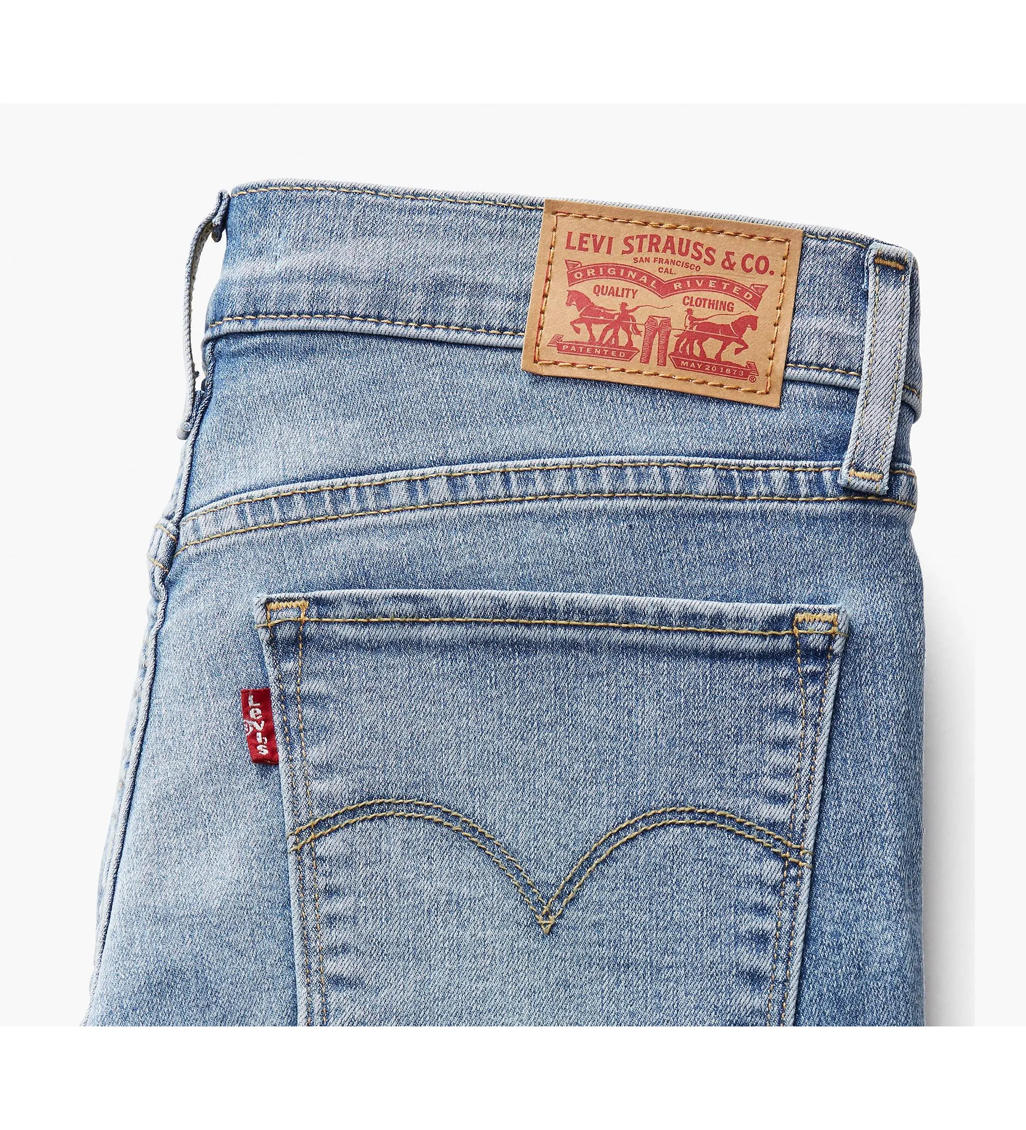 Jeans rectos moldeadores 314 azul