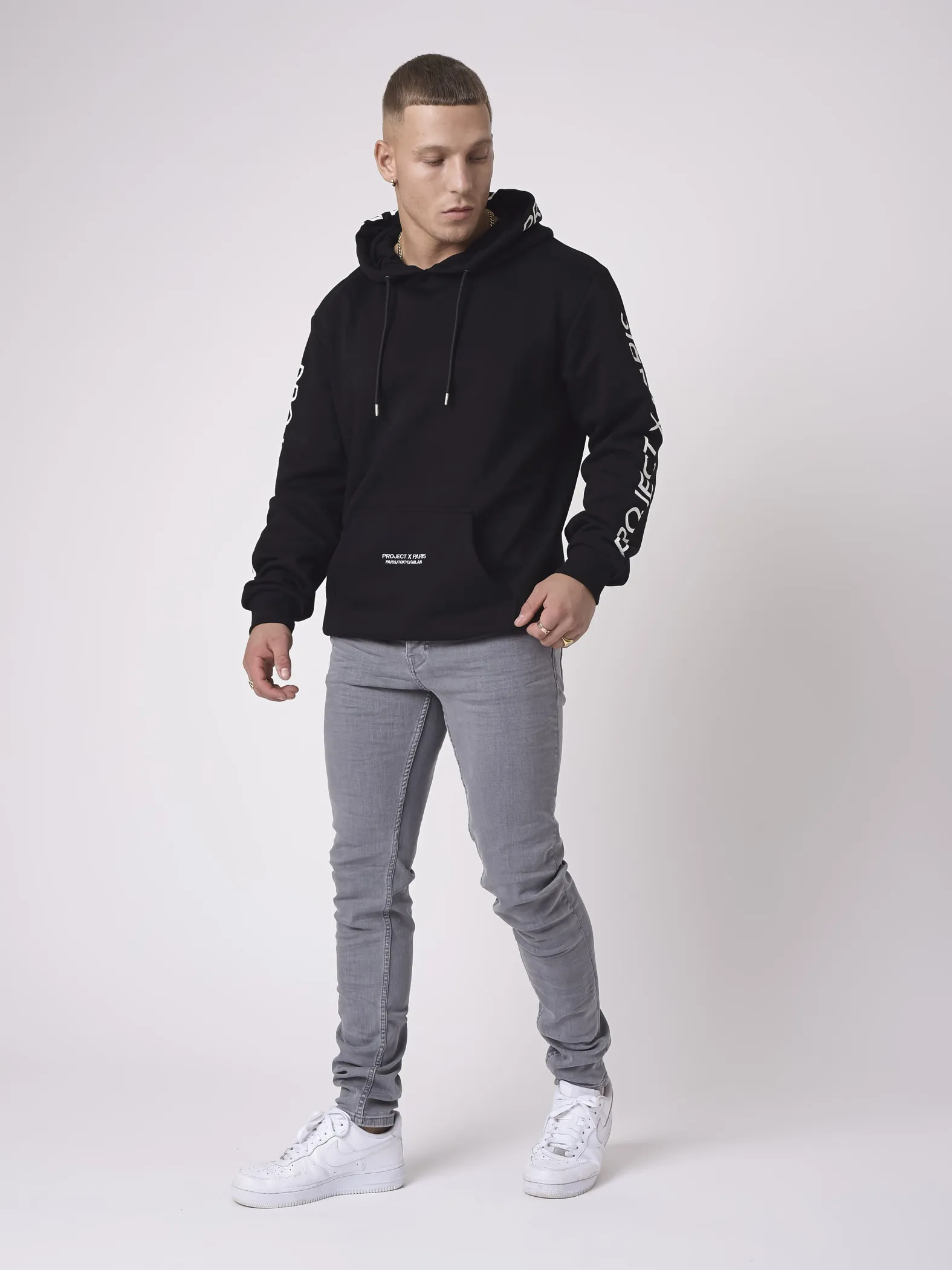 Jeans Slim Basic Gris