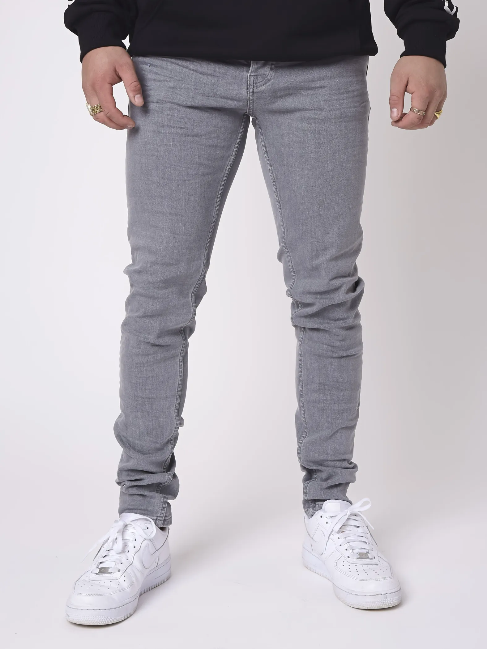 Jeans Slim Basic Gris