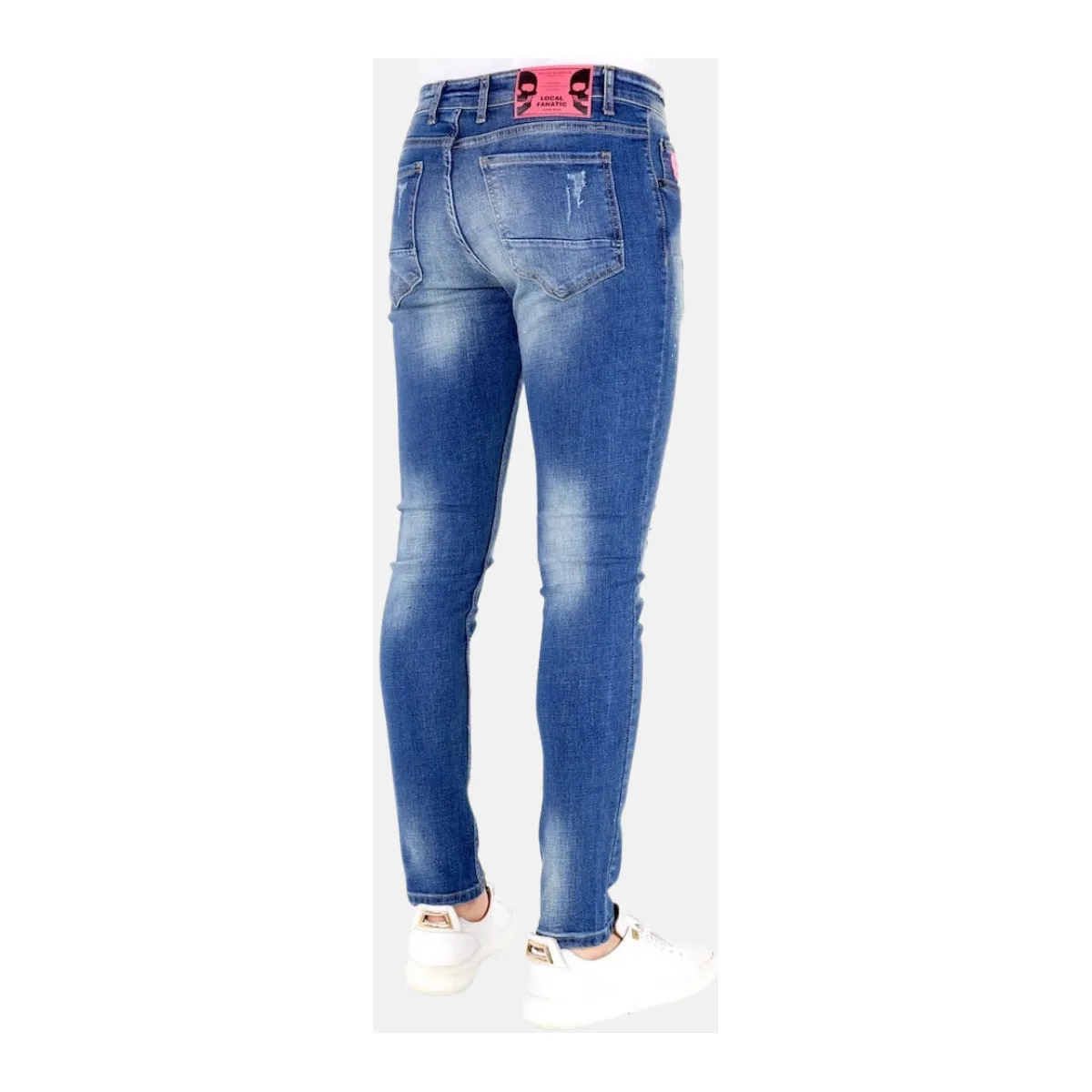Jeans Slim Salpicaduras Pintura