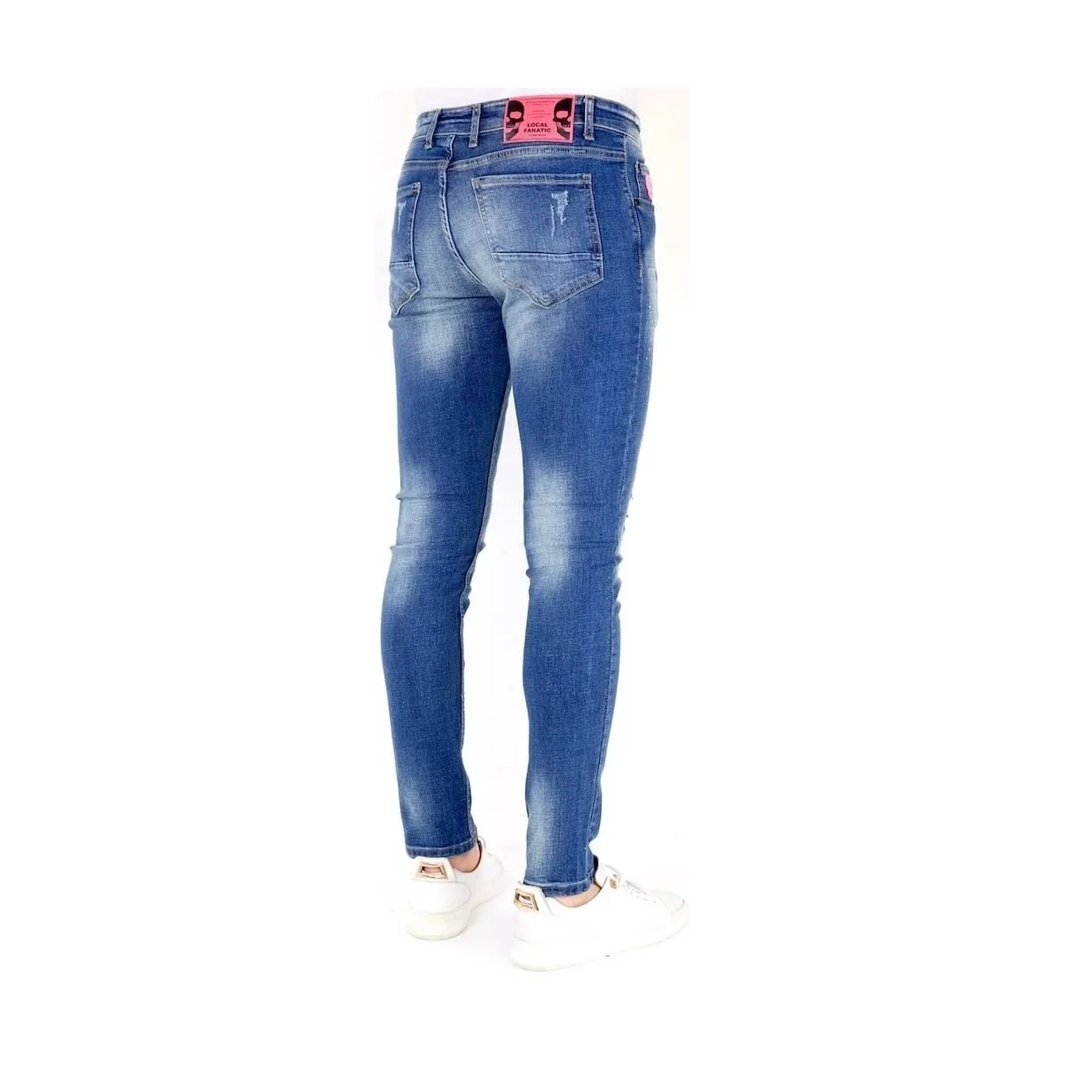 Jeans Slim Salpicaduras Pintura