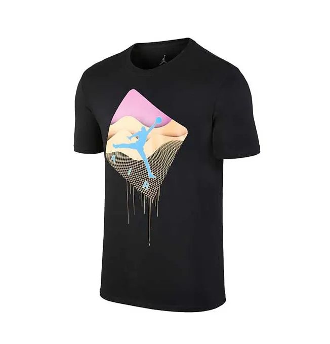Jordan Camiseta Taglines (011/negro/azul/rosa)