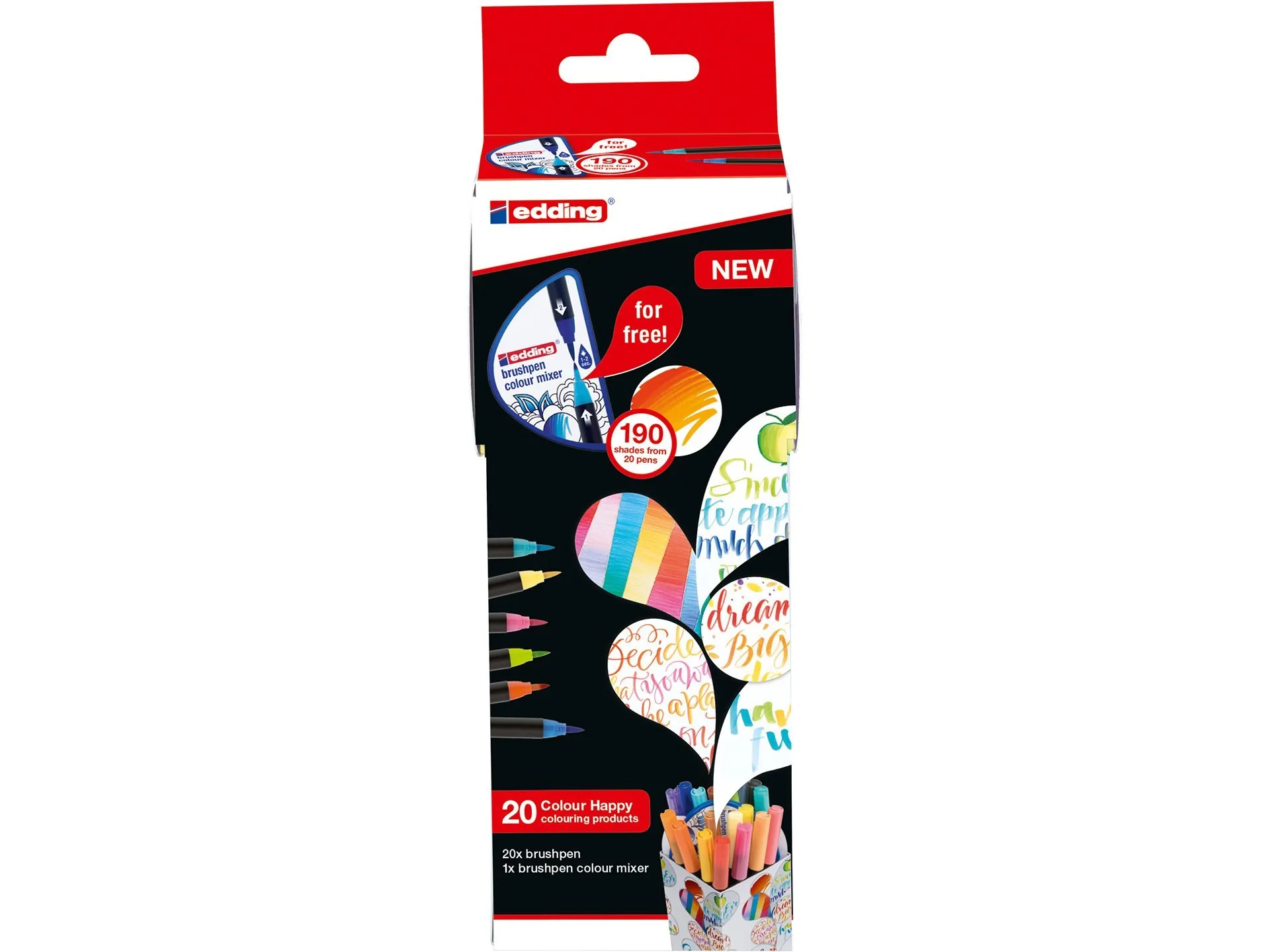 Juego de pinceles Edding 1340